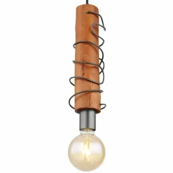 Luminaires Globo Lighting Suspension Globo ALICE Noir, 1 lumière* Suspensions