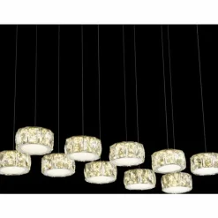 Lampe Turque-Luminaires Globo Lighting Suspension Globo Amur LED Chrome, 1 lumière