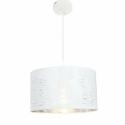 Lampes Vintages & Rétros-Luminaires Globo Lighting Suspension Globo BARCA Blanc, 1 lumière