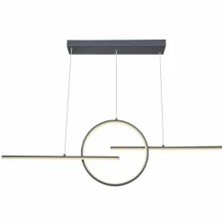 Luminaires Globo Lighting Suspension Globo BARRAL Noir, 1 lumière