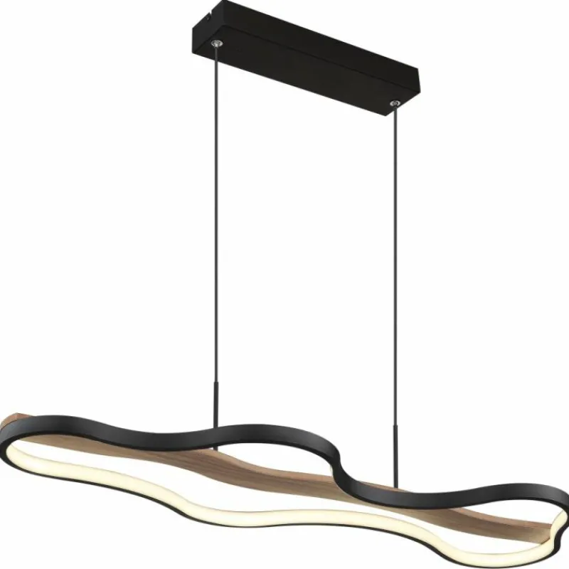 Luminaires Globo Lighting Suspension Globo BEZZY LED Noir, 1 lumière, Télécommandes* Éclairage Led