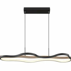 Luminaires Globo Lighting Suspension Globo BEZZY LED Noir, 1 lumière, Télécommandes* Éclairage Led