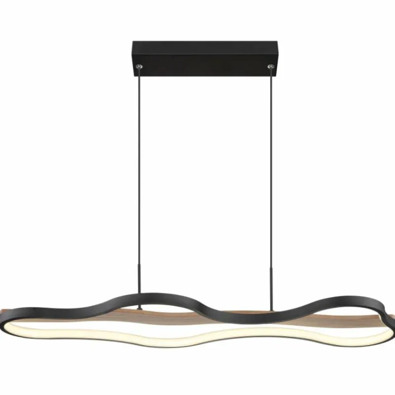 Luminaires Globo Lighting Suspension Globo BEZZY LED Noir, 1 lumière, Télécommandes* Éclairage Led