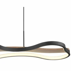 Luminaires Globo Lighting Suspension Globo BEZZY LED Noir, 1 lumière, Télécommandes* Éclairage Led