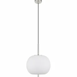 Luminaires Globo Lighting Suspension Globo BLACKY Nickel mat, 1 lumière