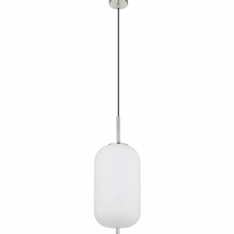Luminaires Globo Lighting Suspension Globo BLACKY Nickel mat, 1 lumière