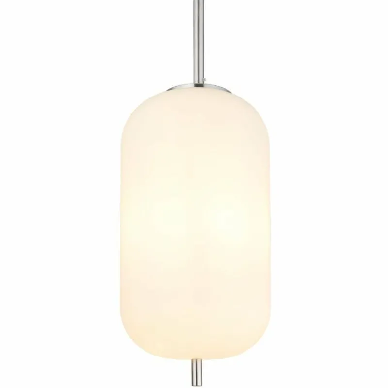 Luminaires Globo Lighting Suspension Globo BLACKY Nickel mat, 1 lumière