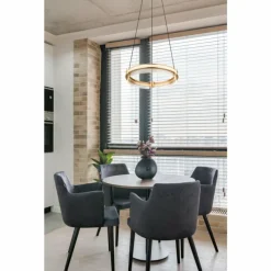 Lampes Dorées-Luminaires Globo Lighting Suspension Globo BLONDIE LED Or, 1 lumière, Télécommandes