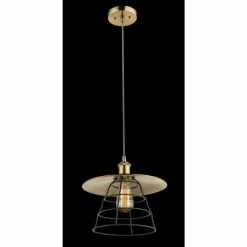 Lampes Vintages & Rétros-Luminaires Globo Lighting Suspension Globo Bronze, 1 lumière