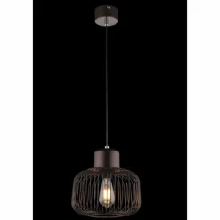 Lampes Vintages & Rétros-Luminaires Globo Lighting Suspension Globo Bronze, 1 lumière