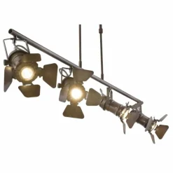 Luminaires Globo Lighting Suspension Globo CARSTEN Rouille, 4 lumières* Suspensions