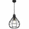 Luminaires Globo Lighting Suspension Globo CLASTRA Noir, 1 lumière* Suspensions