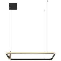 Lampes Dorées-Luminaires Globo Lighting Suspension Globo COCO LED Noir, 1 lumière, Télécommandes