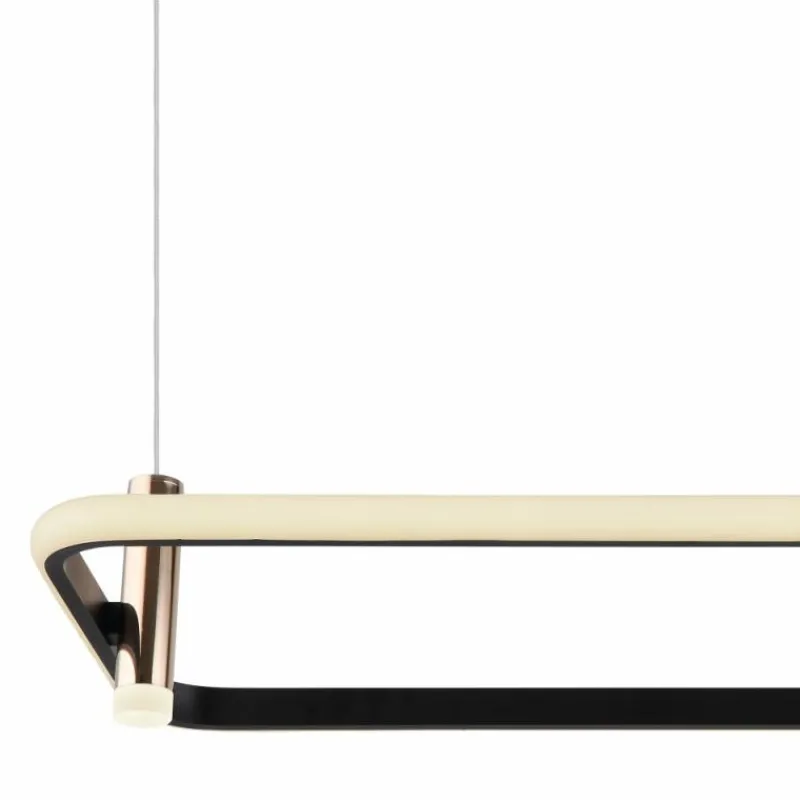 Lampes Dorées-Luminaires Globo Lighting Suspension Globo COCO LED Noir, 1 lumière, Télécommandes