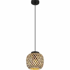 Luminaires Globo Lighting Suspension Globo COLLY Noir, 1 lumière* Suspensions