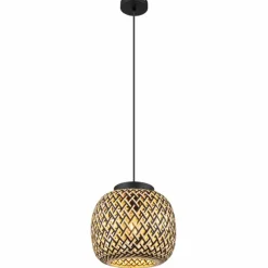 Luminaires Globo Lighting Suspension Globo COLLY Noir, 1 lumière* Suspensions