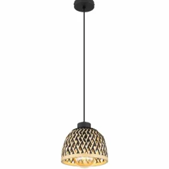 Luminaires Globo Lighting Suspension Globo COLLY Noir, 1 lumière* Suspensions
