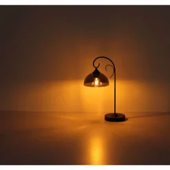 Lampes Art Déco-Luminaires Globo Lighting Suspension Globo COTTAGE Noir, 3 lumières