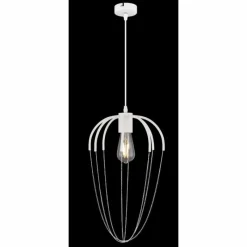 Luminaires Globo Lighting Suspension Globo CREAM Blanc, 1 lumière* Suspensions