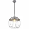 Luminaires Globo Lighting Suspension Globo CREAM Chrome, 1 lumière* Suspensions