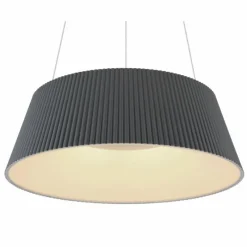 Luminaires Globo Lighting Suspension Globo CROTONE LED Anthracite, 1 lumière, Télécommandes