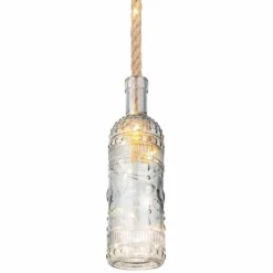Suspension Verre Fumé-Luminaires Globo Lighting Suspension Globo DEKO LED Écru, 55 lumières