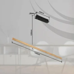 Luminaires Globo Lighting Suspension Globo DENTSY LED Noir, 1 lumière* Éclairage Led