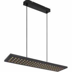 Lampes En Bois-Luminaires Globo Lighting Suspension Globo DOLORES LED Noir, 1 lumière