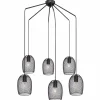 Luminaires Globo Lighting Suspension Globo DOPS Noir, 6 lumières* Suspensions