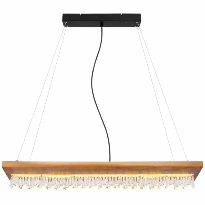 Luminaires Globo Lighting Suspension Globo EDELTRAUD LED Noir, 1 lumière* Suspensions