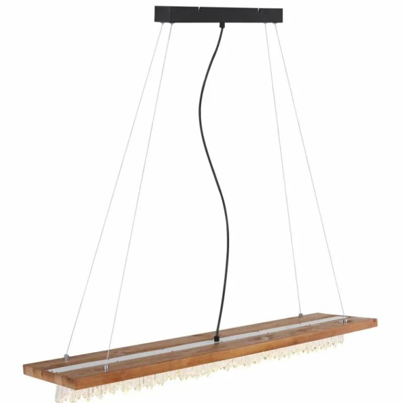 Luminaires Globo Lighting Suspension Globo EDELTRAUD LED Noir, 1 lumière* Suspensions