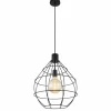 Luminaires Globo Lighting Suspension Globo EDWIN Noir, 1 lumière* Suspensions