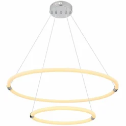 Luminaires Globo Lighting Suspension Globo EPI LED Blanc, 1 lumière* Suspensions