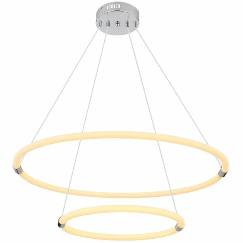 Luminaires Globo Lighting Suspension Globo EPI LED Blanc, 1 lumière* Suspensions