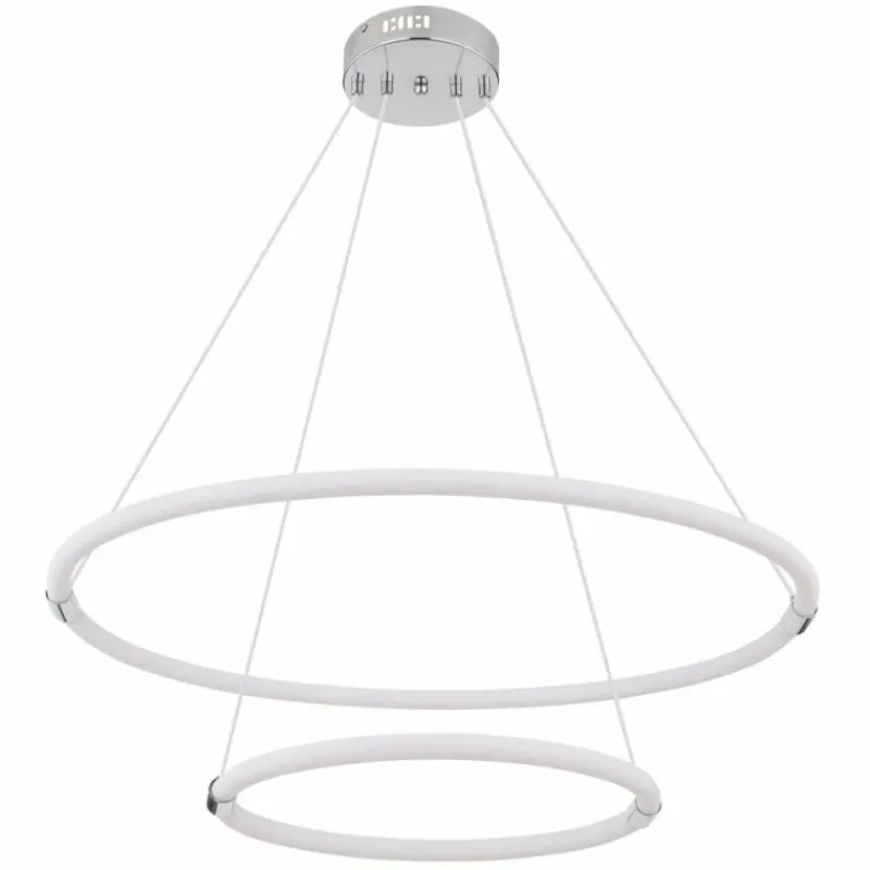 Luminaires Globo Lighting Suspension Globo EPI LED Blanc, 1 lumière* Suspensions