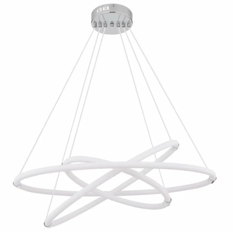 Luminaires Globo Lighting Suspension Globo EPI LED Blanc, 1 lumière* Suspensions