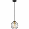 Luminaires Globo Lighting Suspension Globo EUSEBIUS Noir, 1 lumière* Suspensions