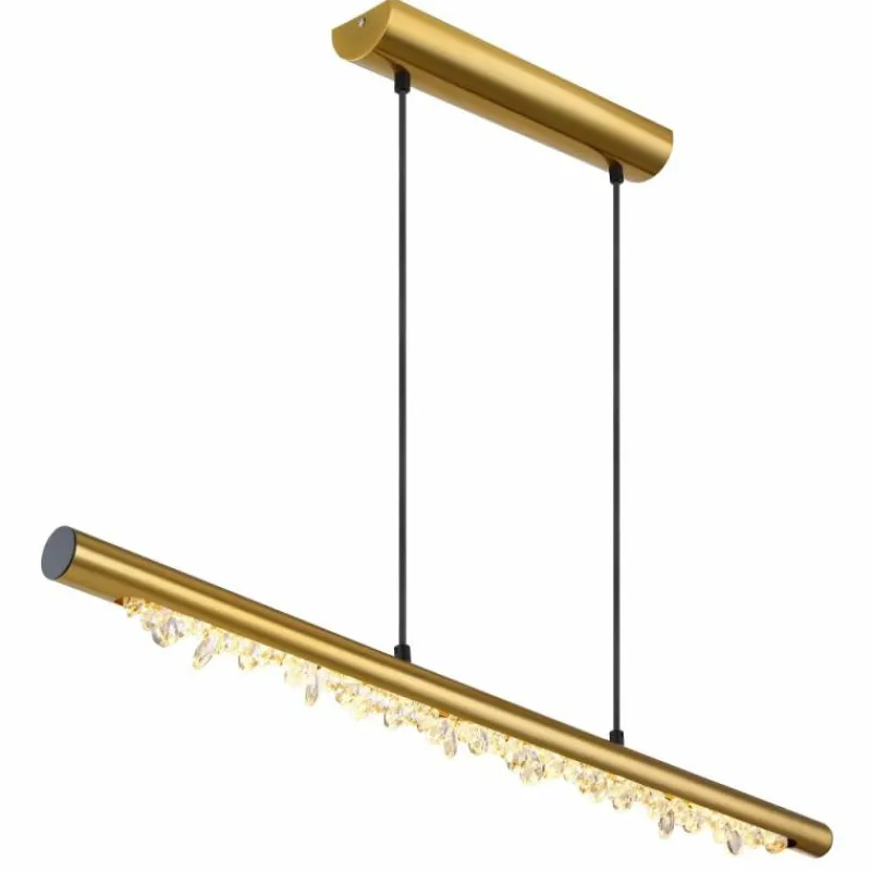 Luminaires Globo Lighting Suspension Globo FELICITAS LED Laiton, 1 lumière* Éclairage Led