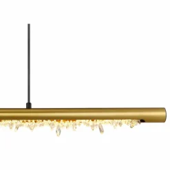 Luminaires Globo Lighting Suspension Globo FELICITAS LED Laiton, 1 lumière* Éclairage Led