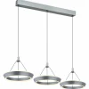Luminaires Globo Lighting Suspension Globo FERRA LED Gris, 1 lumière* Éclairage Led