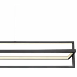 Luminaires Globo Lighting Suspension Globo FLIPS LED Noir, 1 lumière, Télécommandes* Éclairage Led