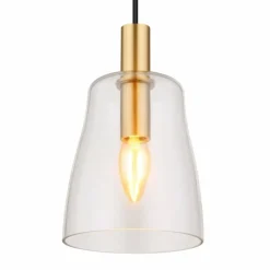 Luminaires Globo Lighting Suspension Globo GARRI Laiton, 1 lumière