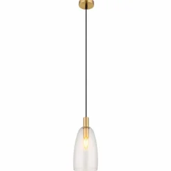 Luminaires Globo Lighting Suspension Globo GARRI Laiton, 1 lumière