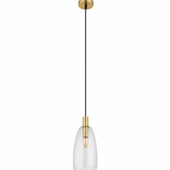 Luminaires Globo Lighting Suspension Globo GARRI Laiton, 1 lumière