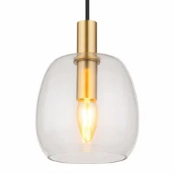 Luminaires Globo Lighting Suspension Globo GARRI Laiton, 1 lumière