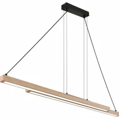 Luminaires Globo Lighting Suspension Globo GREKKIE LED Noir, 1 lumière, Télécommandes* Éclairage Led