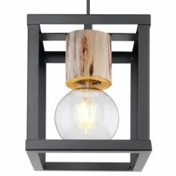 Luminaires Globo Lighting Suspension Globo HAGAR Noir, 1 lumière* Suspensions