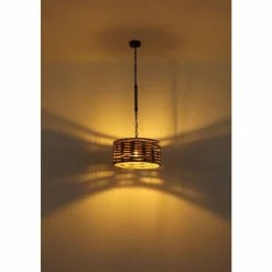 Style Boho-Chic-Luminaires Globo Lighting Suspension Globo HALIA Noir, 1 lumière