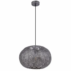 Lampe Turque-Luminaires Globo Lighting Suspension Globo HAMERBEN Noir, 1 lumière