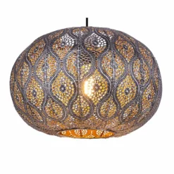 Lampe Turque-Luminaires Globo Lighting Suspension Globo HAMERBEN Noir, 1 lumière